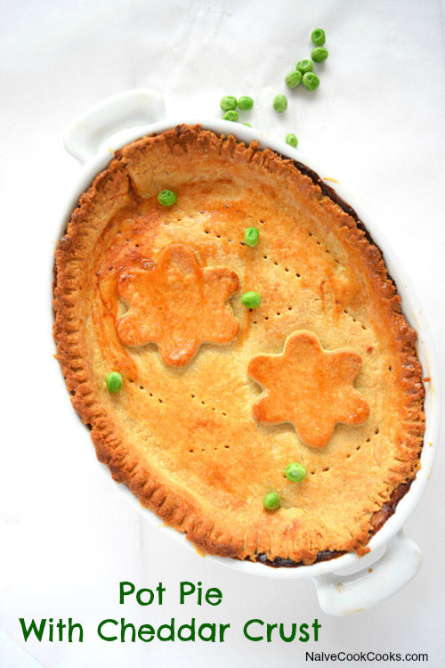 Cheddar Crust Vegetable Pot Pie