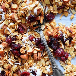 Homemade Cranberry Coconut Granola