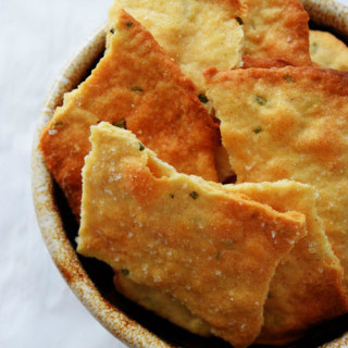 Homemade Rosemary Crackers