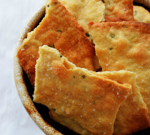 Homemade Rosemary Crackers