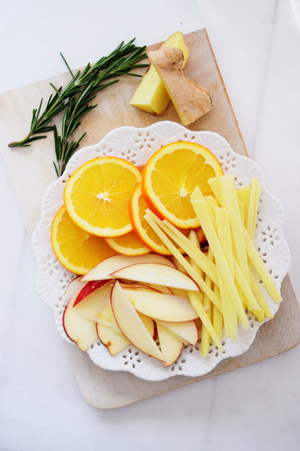 Ingredients for Spiced Apple Sangria