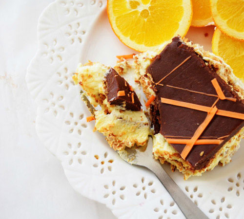 No Bake Orange Eclair Cake