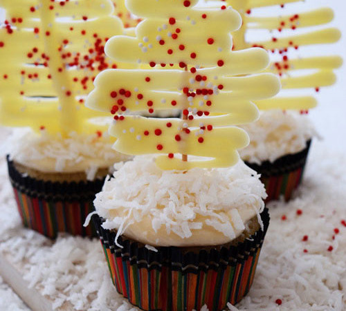 Christmas Tree Cupcakes