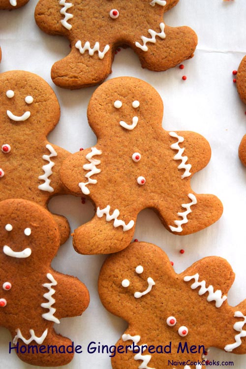 Homemade Gingerbread Men | Naive Cook Cooks