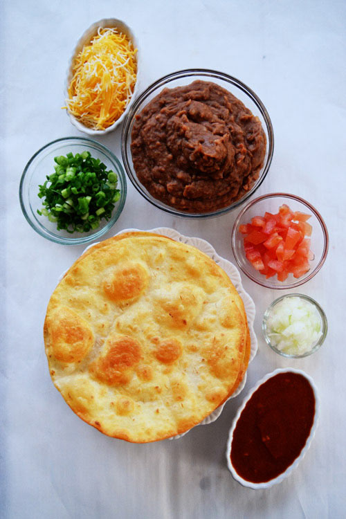 Ingredients for Easy Mexican Pizza