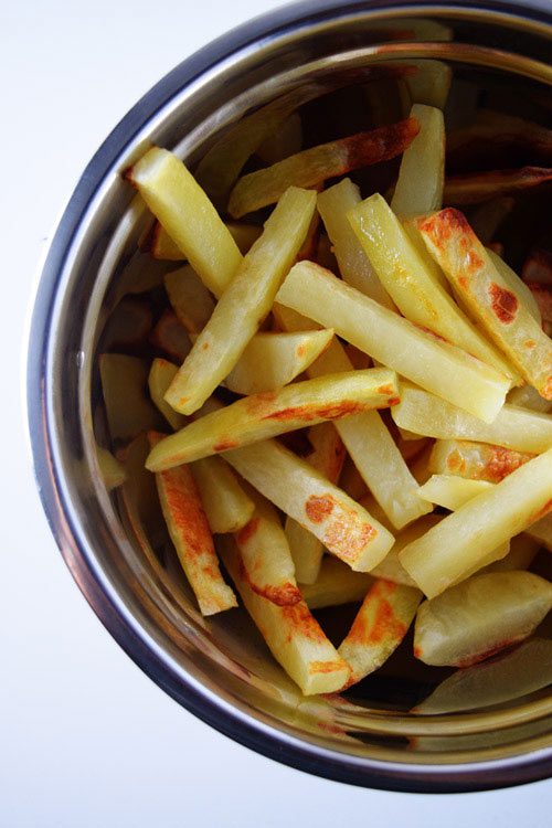 Baked Fries for Spicy Green Fries