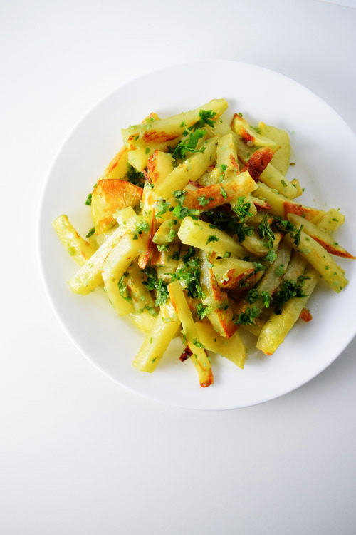 Dish of Spicy Green Fries