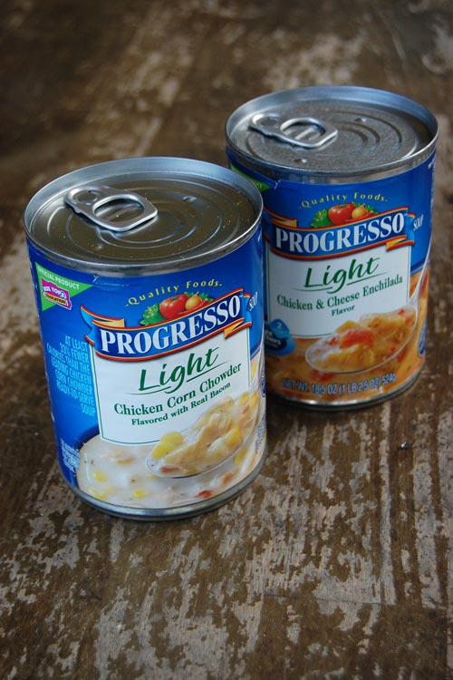 Progresso Soup for Wet Burrito