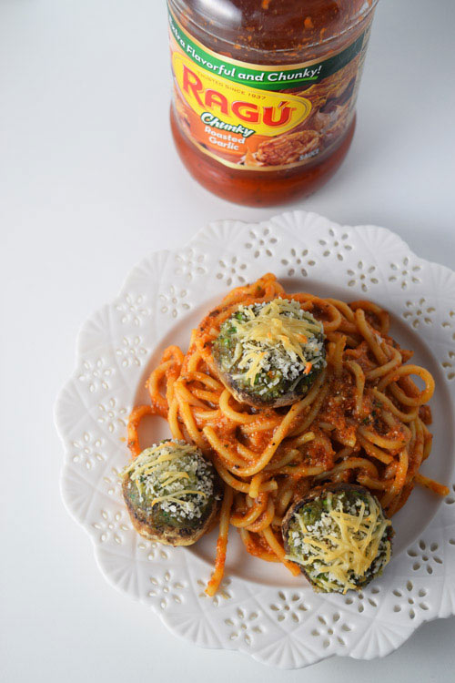 Stuffed Mushrooms Pasta-1