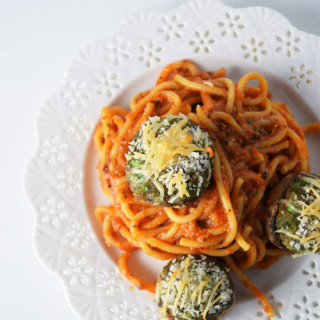 Stuffed Mushrooms Pasta