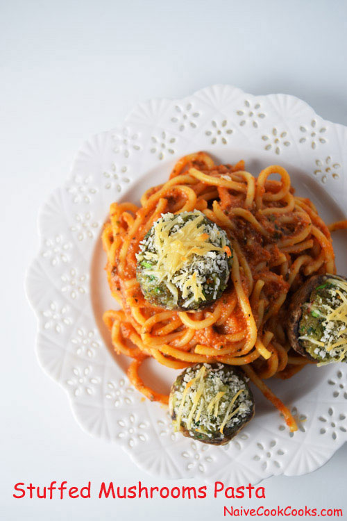 Stuffed Mushrooms Pasta