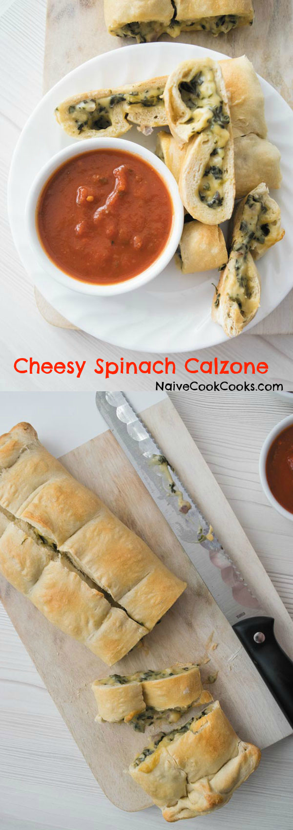cheesy spinach calzones 1