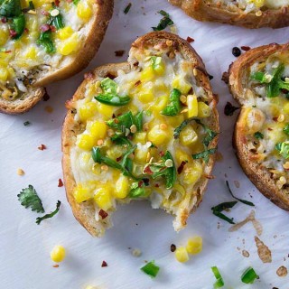 jalapeno & corn garlic bread 1