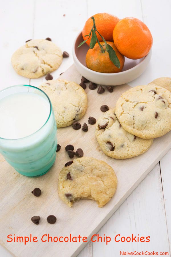 simple chocolate chip cookies