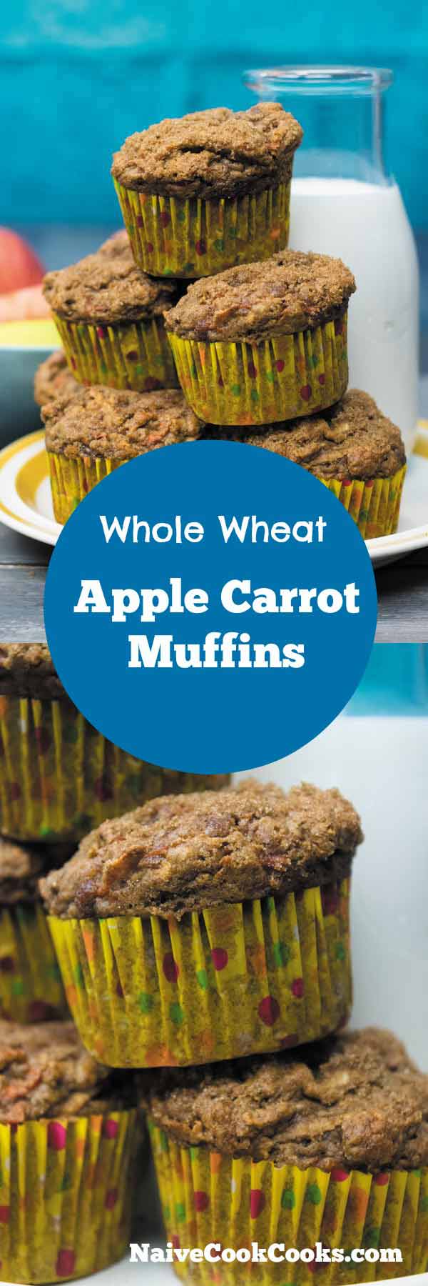 Carrot Apple Muffins for breakfast