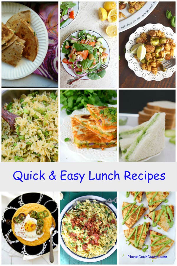 Quick & easy lunch recipes