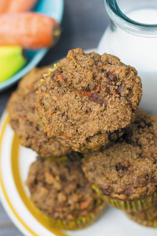 carrot apple muffins