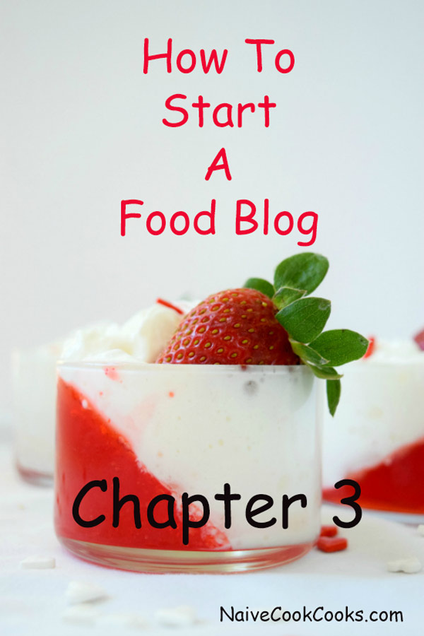 how to start a food blog