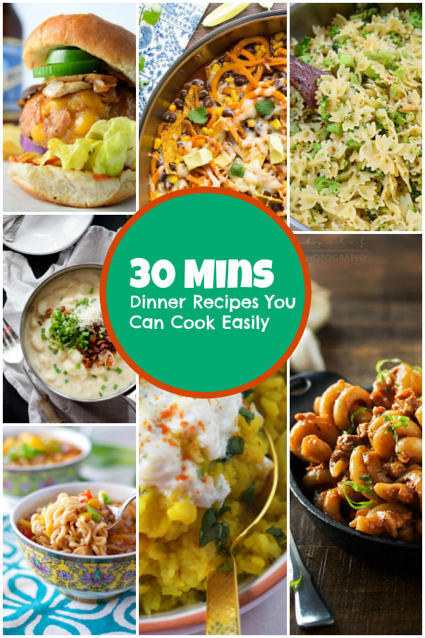 30 min dinner recipes