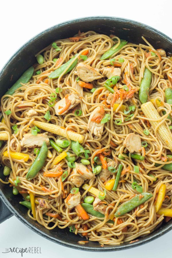 One Pot Chicken Chow Mein