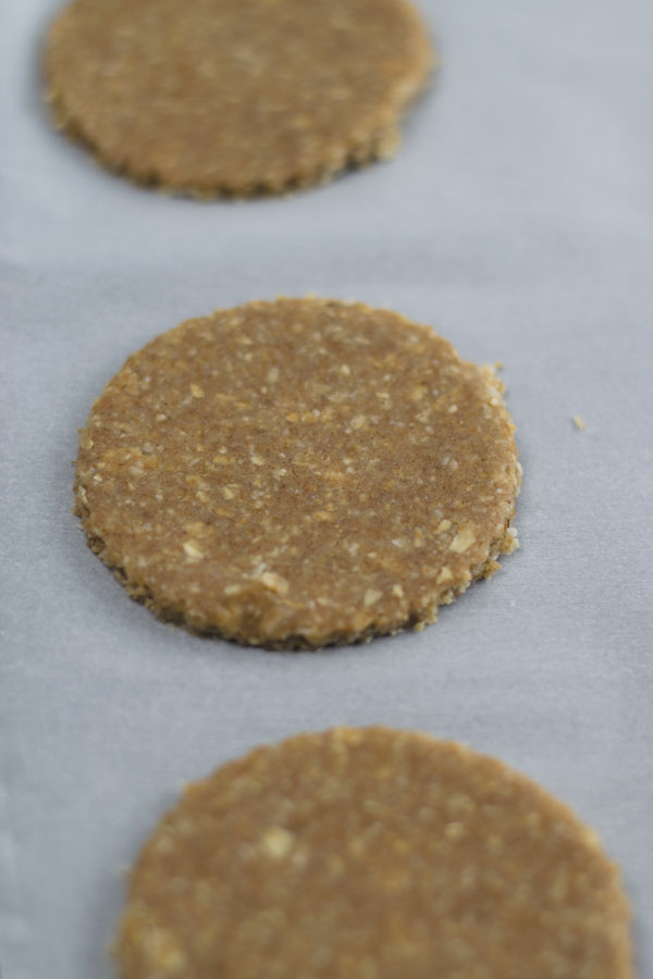 digestive biscuits ready for baking