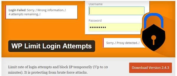 limit login attempts