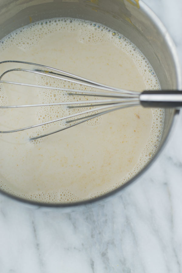 peanut sauce in the making for noodles