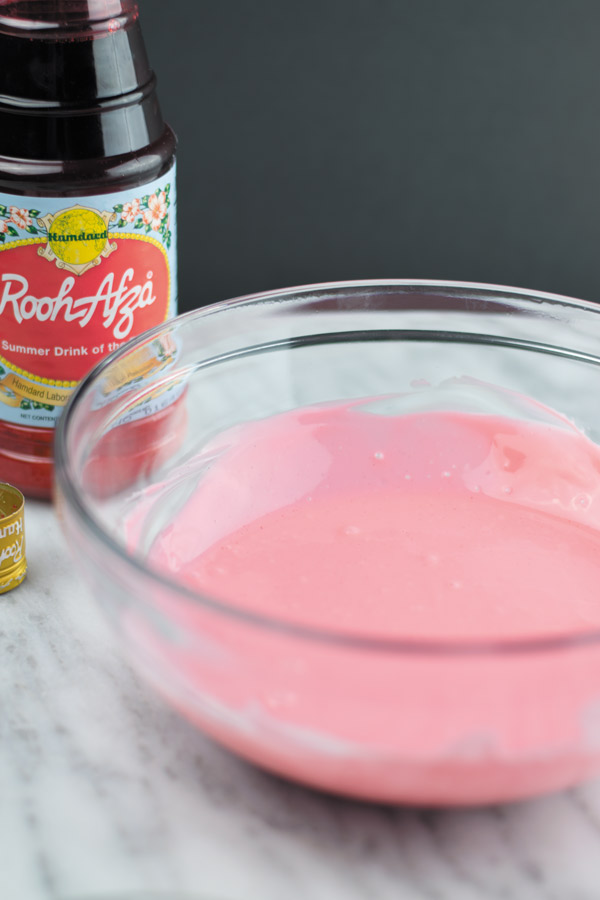 rose flavored yogurt for rose lassi popsicles