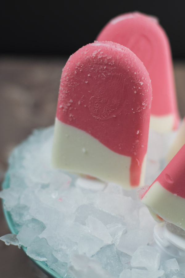 rose lassi popsicles for summer