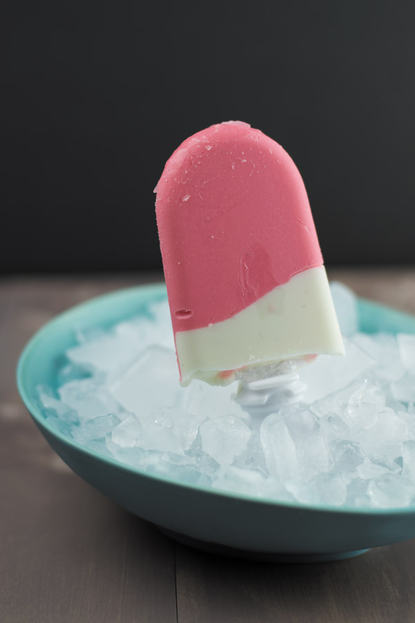 rose lassi popsicles