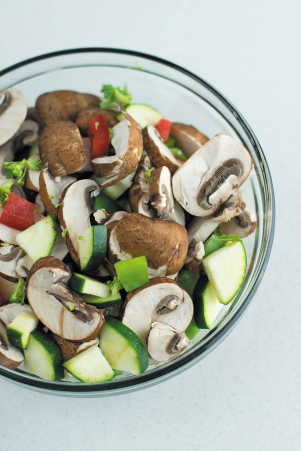 vegetables for thai red curry