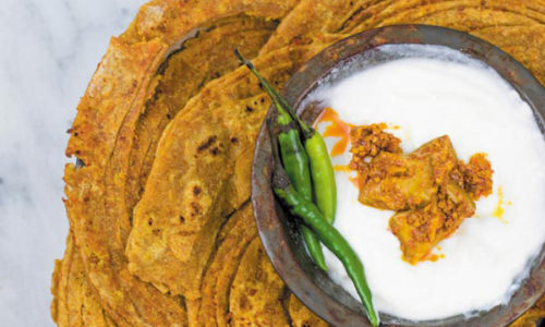 Achaari Lachha paratha ready title