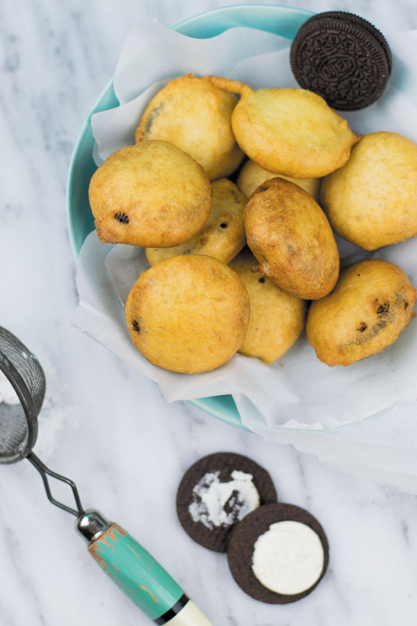 Deep Fried Oreos in a bowl 1