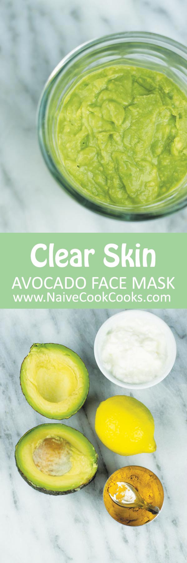 avocado face mask ready long pin