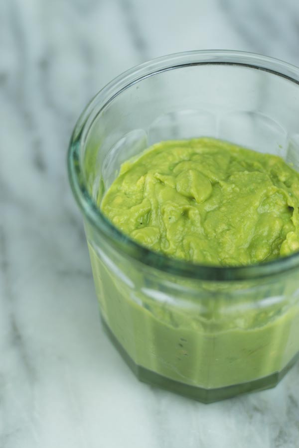 avocado face mask ready