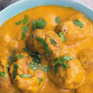 butter chicken meatballs title