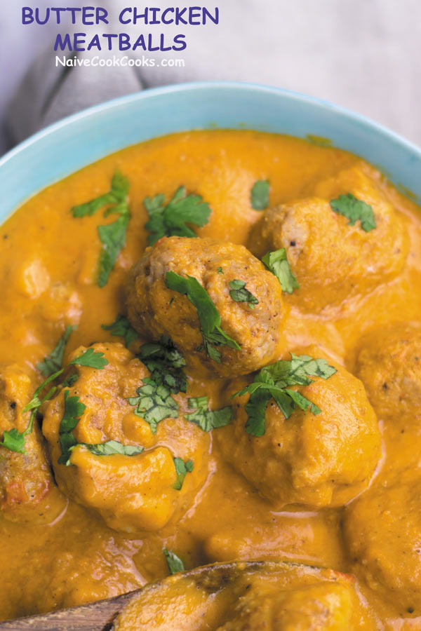 butter chicken meatballs title