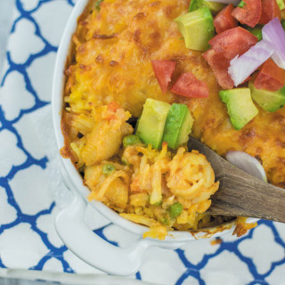 cheesy buffalo chicken hashbrown casserole 1