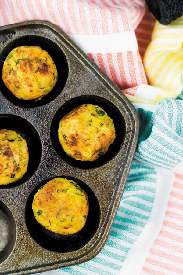 corn pakoda in appe pan