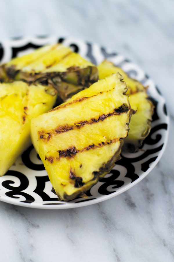 grilled pineapple for fruit salad