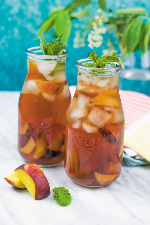 peach iced tea ready4