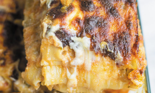 easy vegetarian lasagna ready to eat