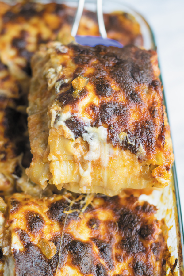 easy vegetarian lasagna ready to eat