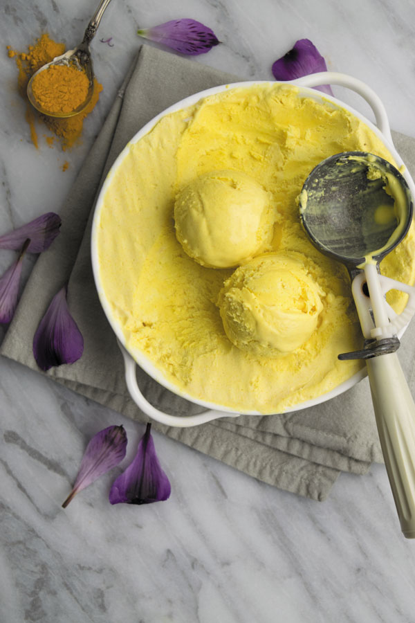 Creamy No Churn Turmeric Ginger Milk Ice Cream is the perfect guilt free summer treat. All you need is 15 minutes of hands on time.