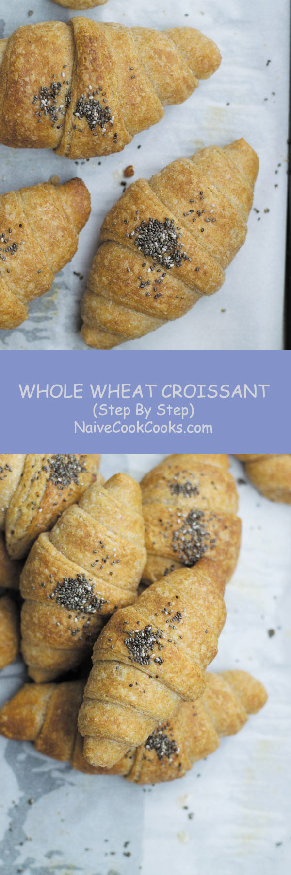 whole wheat croissant long pin