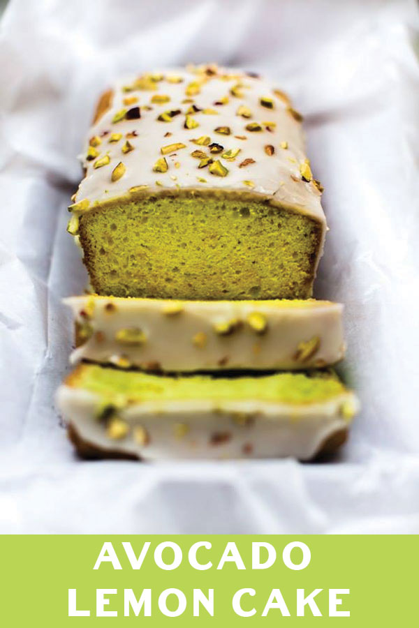 Avocado Lemon Cake - NO butter, NO oil, super soft cake perfect for GUILT FREE snacking!