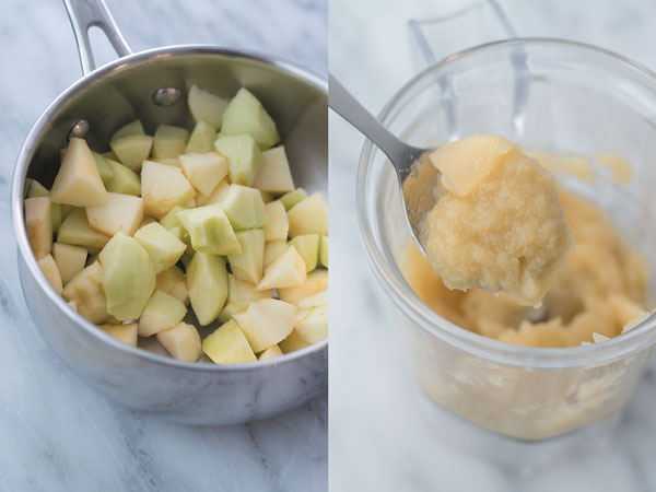 Just 2 ingredients are all you need to make unsweetened apple sauce at home!
