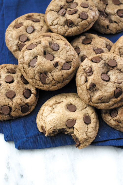 Double Chocolate Chip Cookies - THICK & CHEWY, extra Chocolatey, these cookies are LOVED by all ages! Simple to make, PERFECT to keep a batch for sudden sweet cravings! Great for gifts too!