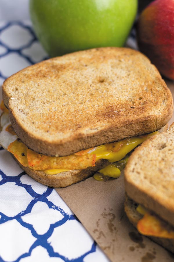 Nacho Chips Breakfast Sandwich - Simple 4 Ingredient breakfast sandwich, nacho chips make simple egg & cheese sandwich everyone's favorite! These are so POPULAR at my place! Kids & Husband approved!