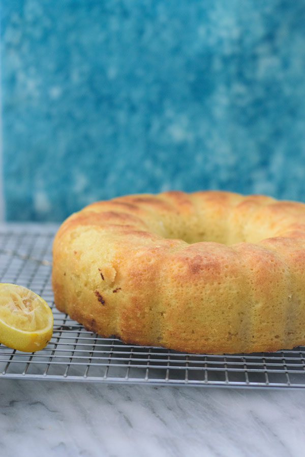 naked lemon poppy seed bundt cake - a perfect easy summer dessert!